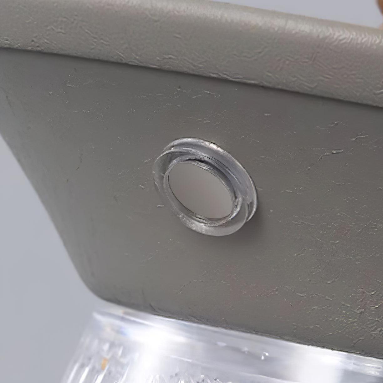 Modern Ribbed Acrylic Rechargeable LED Table Lamp with USB Battery Power for Bedside