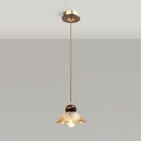 vintage-handcrafted-lotus-ribbed-glass-pendant-light-cognac-floral-ceiling-lamp-for-dining-room