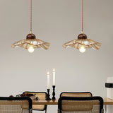 vintage-handcrafted-lotus-ribbed-glass-pendant-light-cognac-floral-ceiling-lamp-for-dining-room