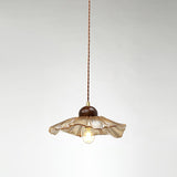 vintage-handcrafted-lotus-ribbed-glass-pendant-light-cognac-floral-ceiling-lamp-for-dining-room