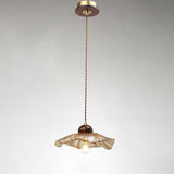 vintage-handcrafted-lotus-ribbed-glass-pendant-light-cognac-floral-ceiling-lamp-for-dining-room