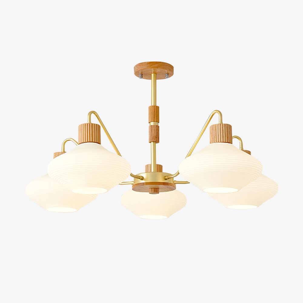 modern-ribbed-rubberwood-chandelier-with-white-glass-globes-and-gold-accents