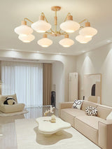 modern-ribbed-rubberwood-chandelier-with-white-glass-globes-and-gold-accents