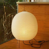 Modern Mulberry Rice Paper Lantern Table Lamp for Bedroom Reading and Minimalist Home Decor