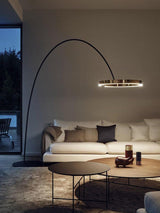 Modern Minimalist Ring Floor Lamp LED Standing Light for Living Room and Bedroom