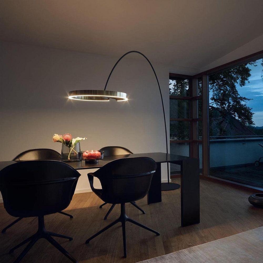 Modern Minimalist Ring Floor Lamp LED Standing Light for Living Room and Bedroom