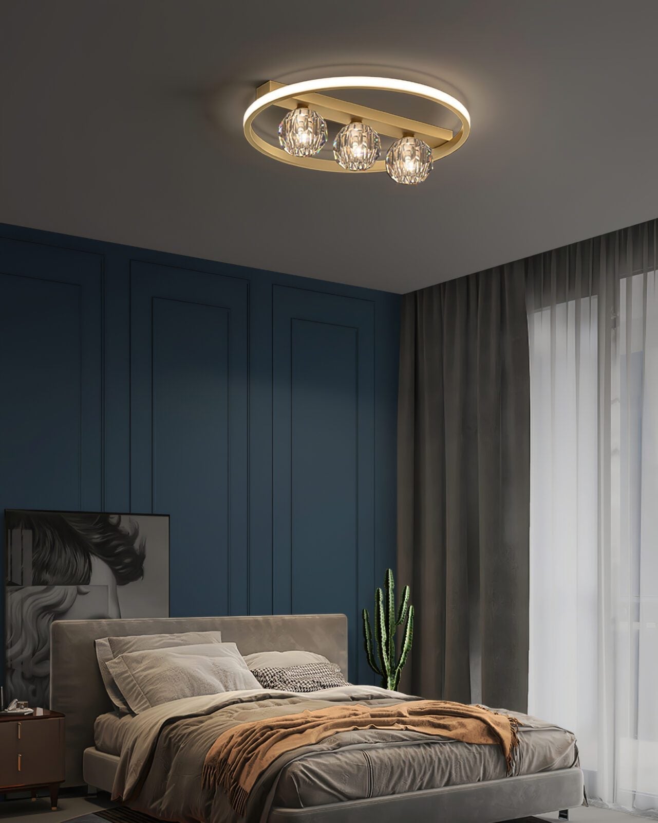 luxury-brass-ring-crystal-ball-led-ceiling-lamp-modern-gold-flush-mount-fixture