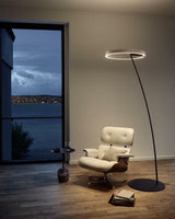 Modern Minimalist Ring Floor Lamp LED Standing Light for Living Room and Bedroom