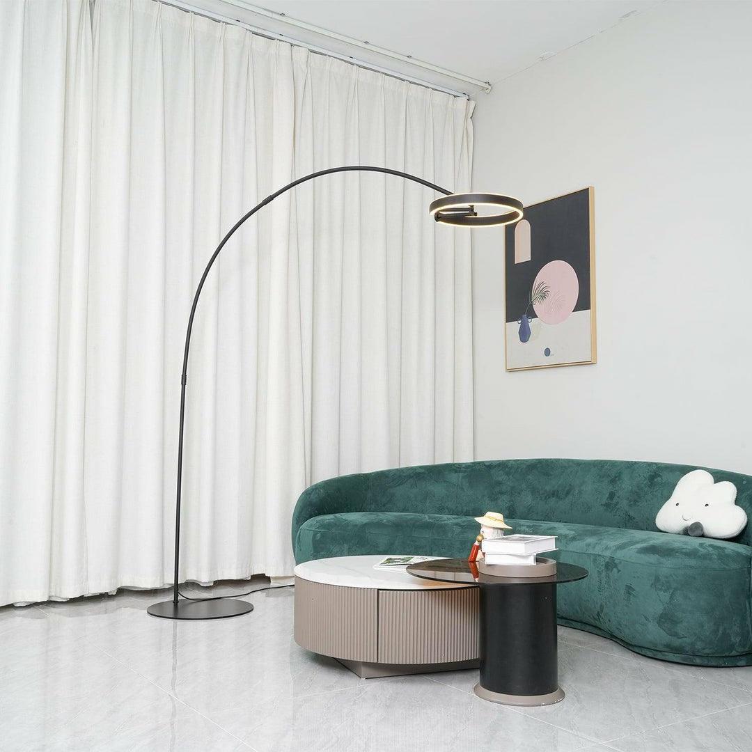 Modern Minimalist Ring Floor Lamp LED Standing Light for Living Room and Bedroom