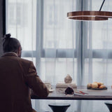 Modern Minimalist Ring Floor Lamp LED Standing Light for Living Room and Bedroom