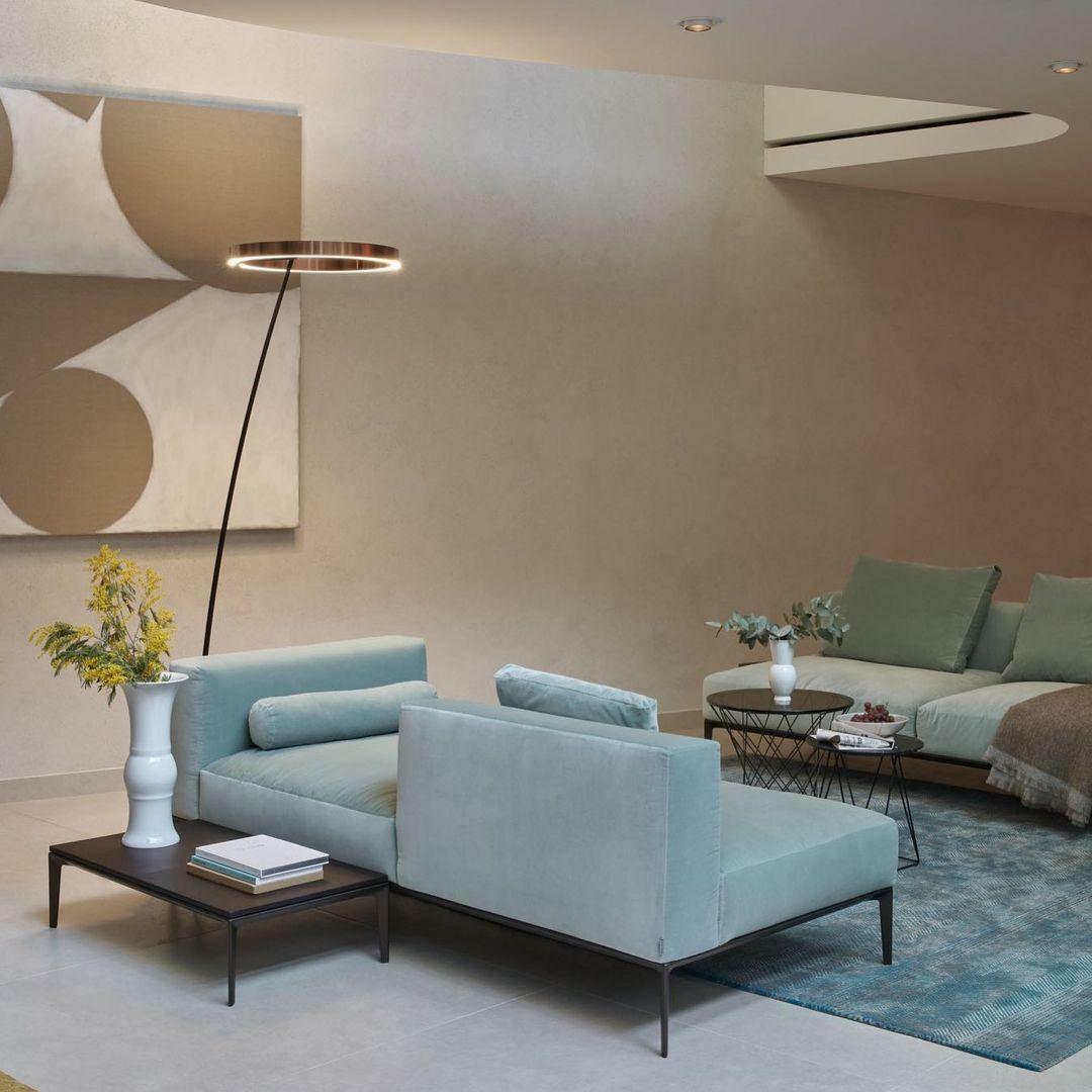 Modern Minimalist Ring Floor Lamp LED Standing Light for Living Room and Bedroom
