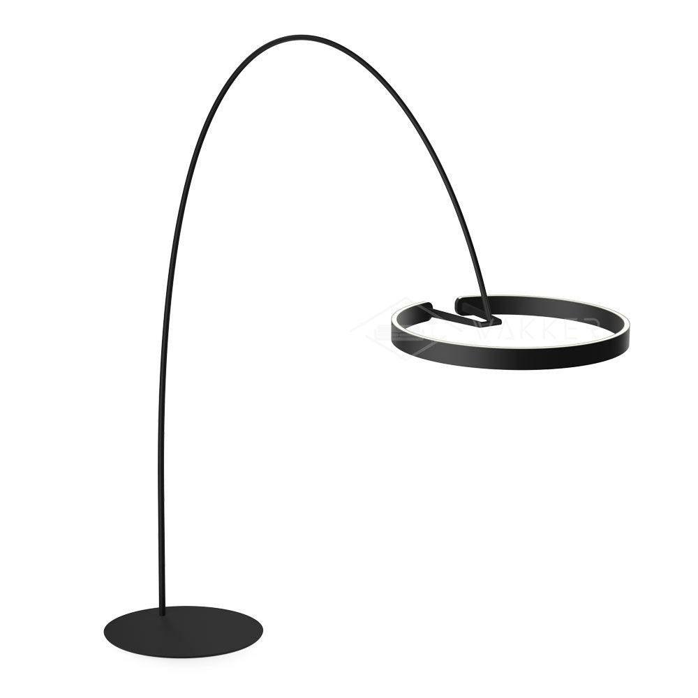 Modern Minimalist Ring Floor Lamp LED Standing Light for Living Room and Bedroom