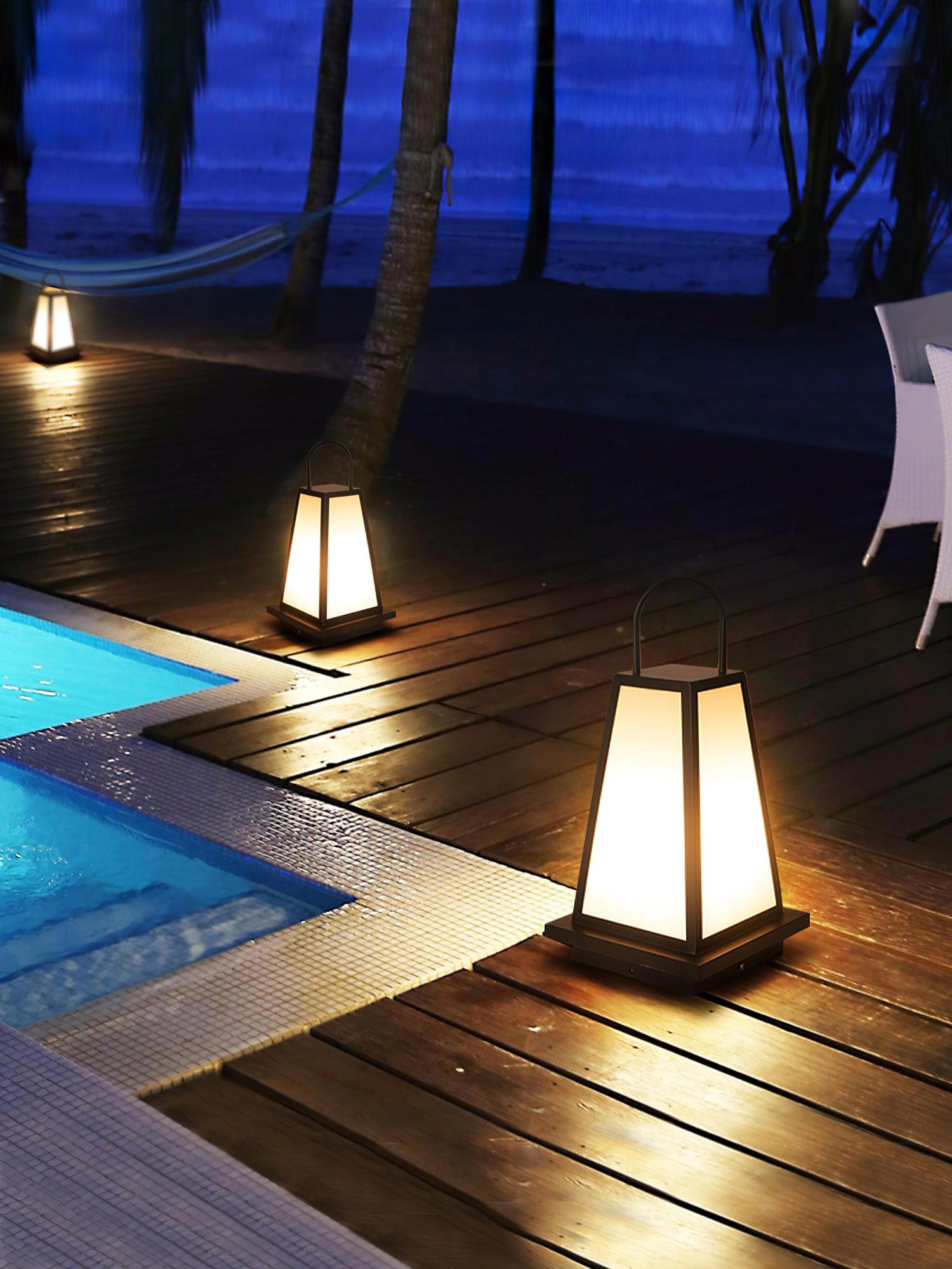 Modern Roam Lantern Outdoor Garden Landscape Table Lamp with IP65 Waterproof Rating