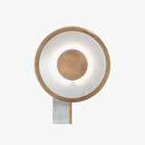 Modern Marble and Gold LED Table Lamp Luxury Desk Light for Bedroom and Living Room
