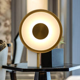 Modern Marble and Gold LED Table Lamp Luxury Desk Light for Bedroom and Living Room