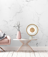 Modern Marble and Gold LED Table Lamp Luxury Desk Light for Bedroom and Living Room