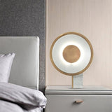 Modern Marble and Gold LED Table Lamp Luxury Desk Light for Bedroom and Living Room