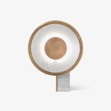 Modern Marble and Gold LED Table Lamp Luxury Desk Light for Bedroom and Living Room