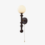 vintage-roman-column-wall-sconce-with-walnut-wood-accents-and-glass-shade-for-indoor-lighting