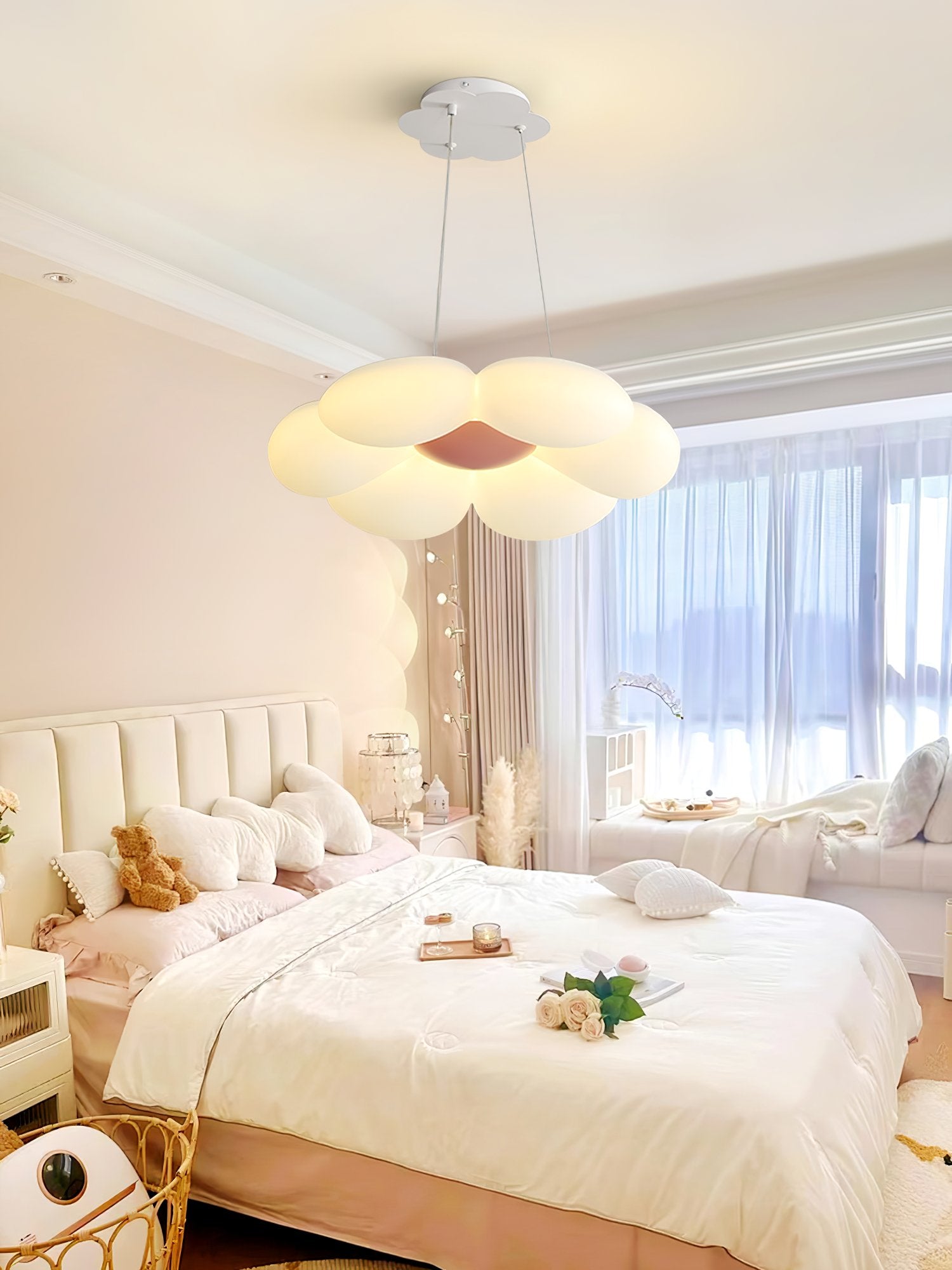 modern-floral-led-hanging-light-with-pe-rotomoulding-shade-and-three-color-modes