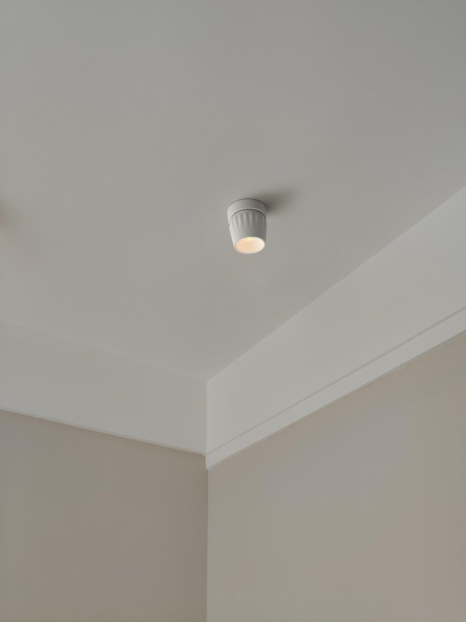 Modern Adjustable White LED Ceiling Spotlight for Targeted Interior Illumination