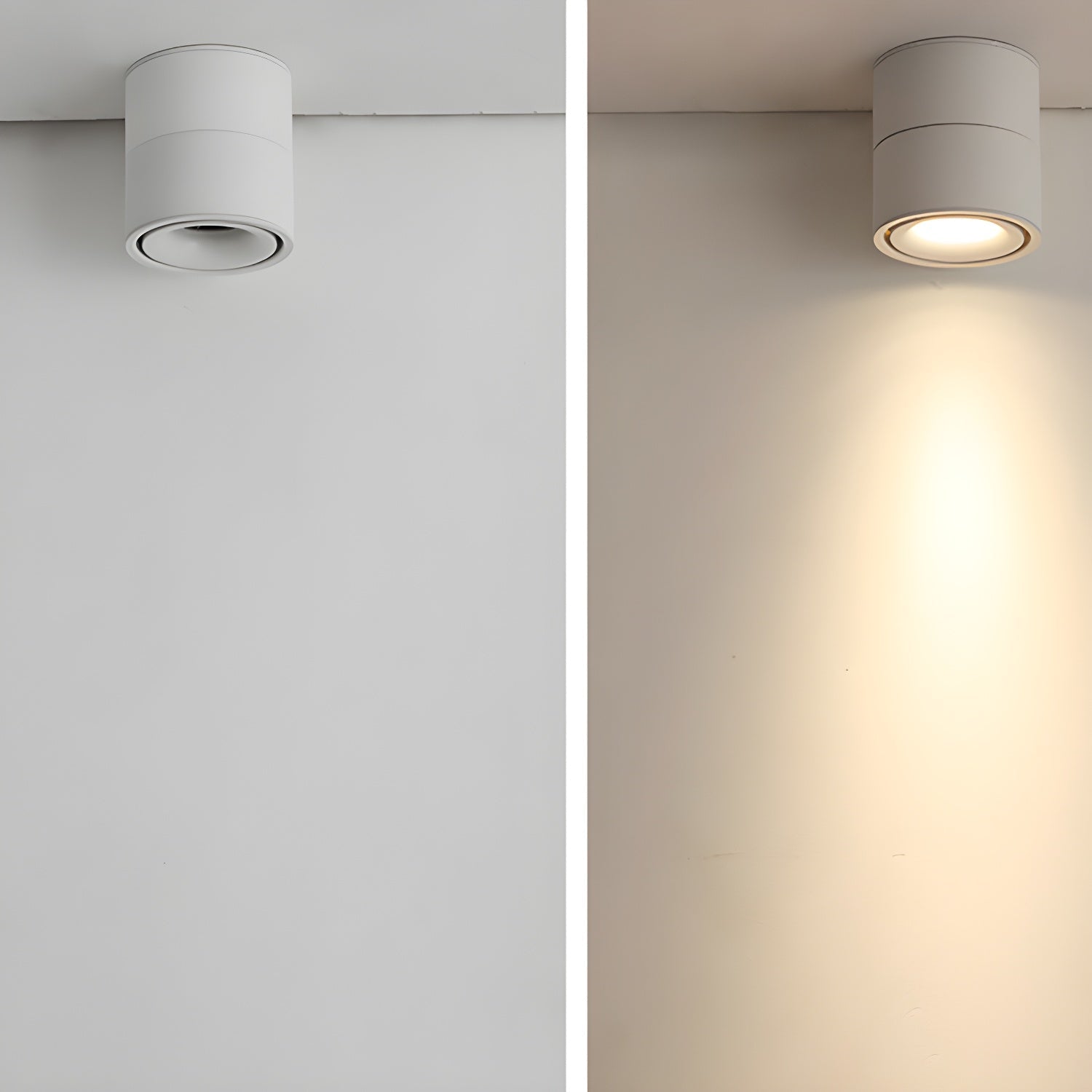 Modern Rotatable LED Spotlight Ceiling Fixture for Adjustable Indoor Accent Lighting