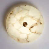 Modern Round Alabaster LED Ceiling Lamp Luxury Natural Stone Flush Mount Light