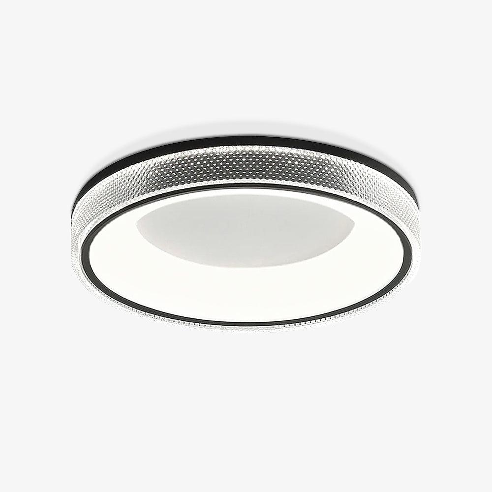 Minimalist Round Integrated LED Flush Mount Ceiling Light Modern Indoor Fixture