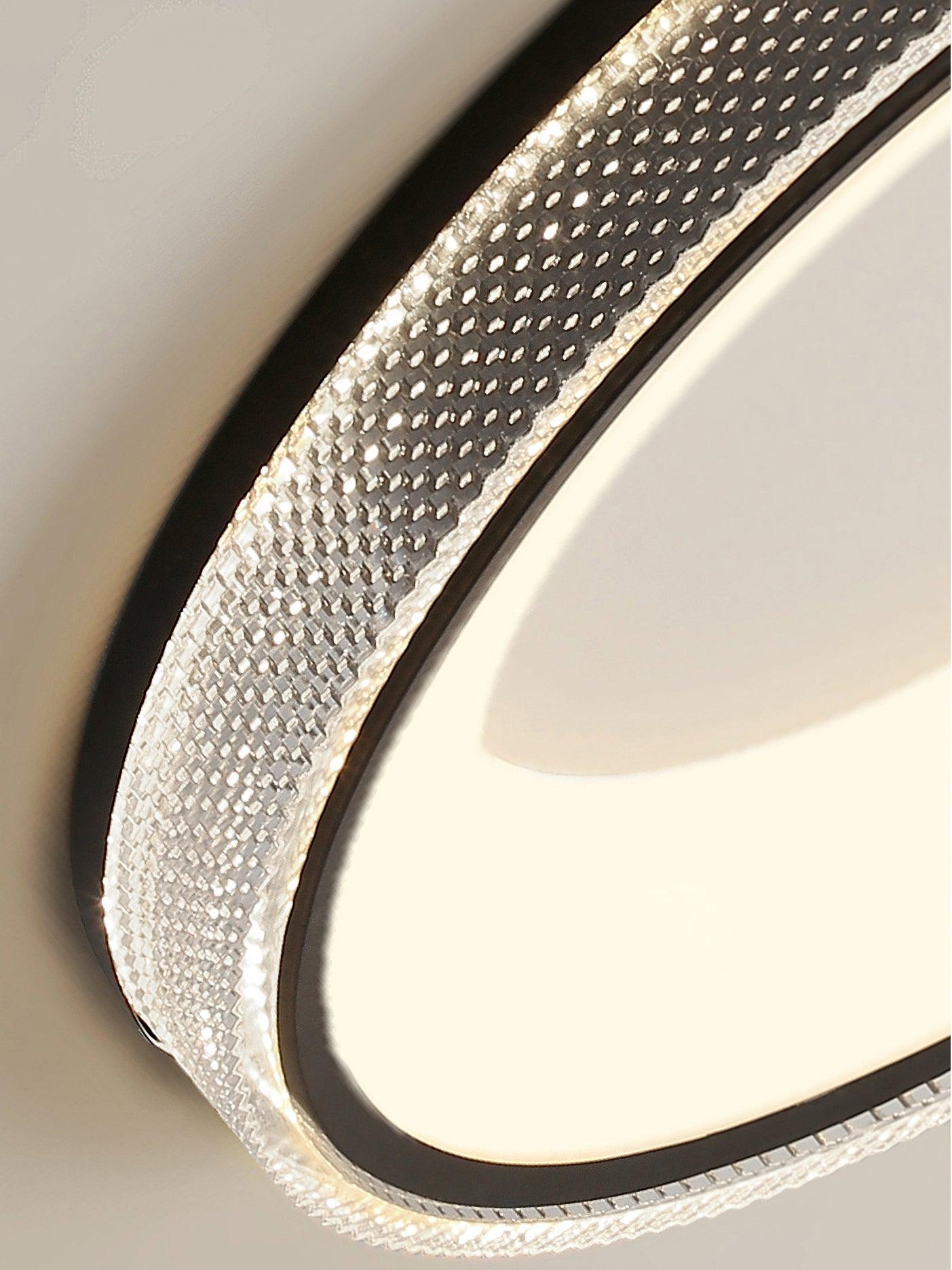 Minimalist Round Integrated LED Flush Mount Ceiling Light Modern Indoor Fixture