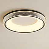 Minimalist Round Integrated LED Flush Mount Ceiling Light Modern Indoor Fixture