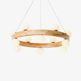 modern-rubber-wood-circle-chandelier-with-white-glass-globe-shades-for-living-room