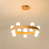 modern-rubber-wood-circle-chandelier-with-white-glass-globe-shades-for-living-room