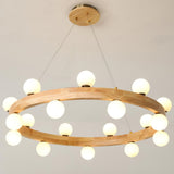 modern-rubber-wood-circle-chandelier-with-white-glass-globe-shades-for-living-room