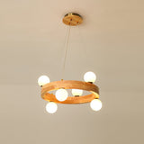 modern-rubber-wood-circle-chandelier-with-white-glass-globe-shades-for-living-room