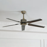 Modern Minimalist 52 Inch Metal Ceiling Fan for Living Rooms and Bedrooms