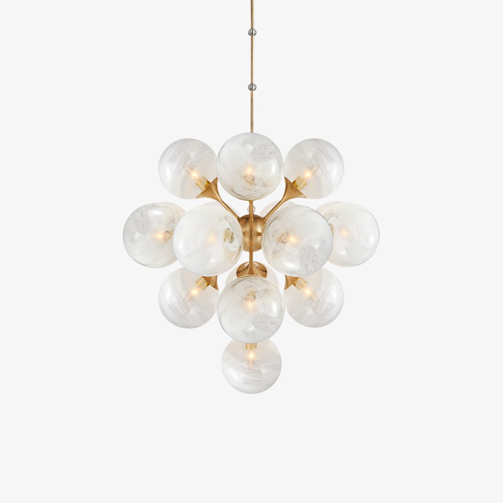 modern-hand-blown-glass-globe-chandelier-with-sculptural-metal-frame-for-living-room-and-foyer