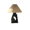 artistic-ruins-sculptural-resin-table-lamp-with-pleated-linen-shade-for-living-room