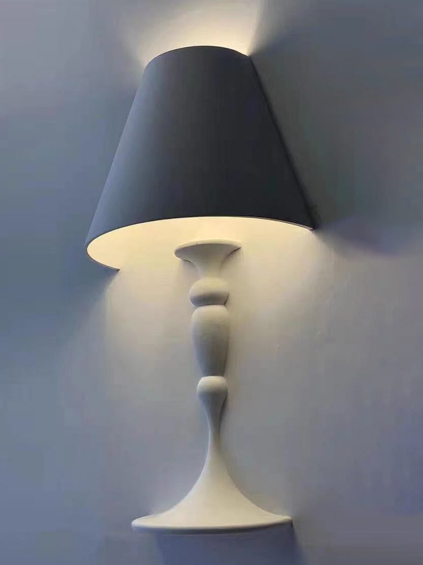 minimalist-recessed-white-plaster-style-led-wall-light-for-indoor-decor