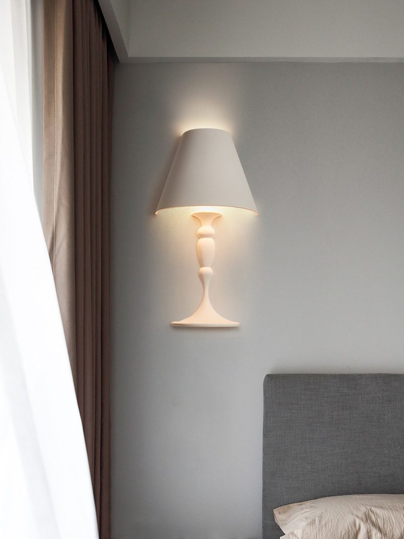 minimalist-recessed-white-plaster-style-led-wall-light-for-indoor-decor