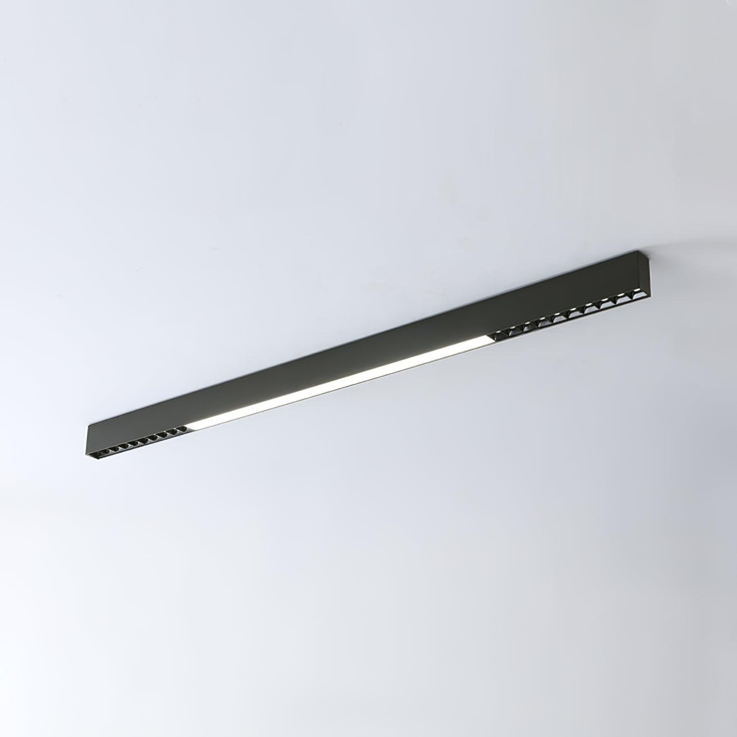 Modern Linear Magnetic Floating LED Ceiling Light with Minimalist Aluminum Design