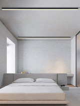 Modern Linear Magnetic Floating LED Ceiling Light with Minimalist Aluminum Design