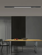Modern Linear Magnetic Floating LED Ceiling Light with Minimalist Aluminum Design