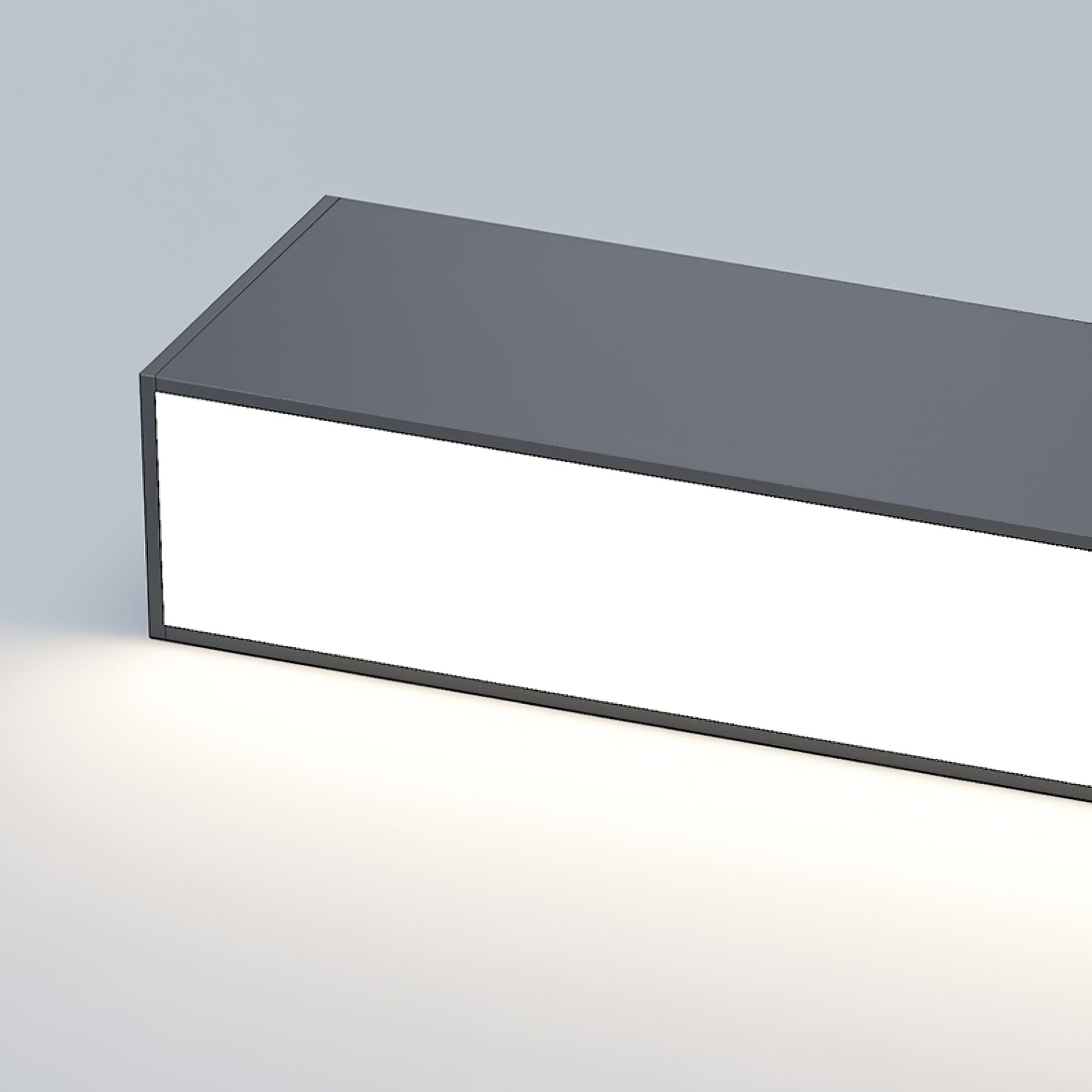 Modern Linear Magnetic Floating LED Ceiling Light with Minimalist Aluminum Design
