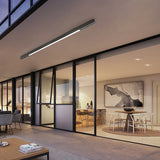 Modern Linear Magnetic Floating LED Ceiling Light with Minimalist Aluminum Design