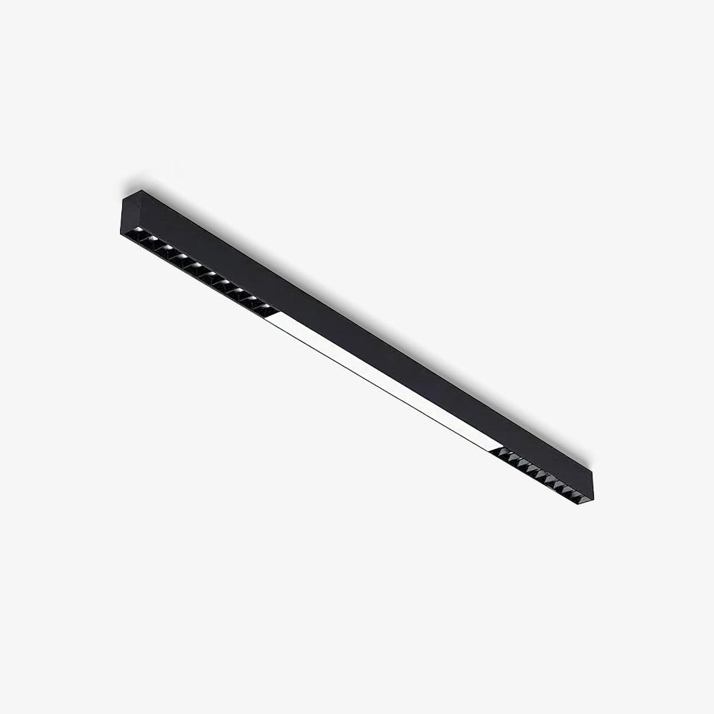 Modern Linear Magnetic Floating LED Ceiling Light with Minimalist Aluminum Design