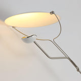 Salocchi Modern Arched Marble Floor Lamp with Integrated LED Standing Lighting for Indoor Spaces