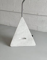 Salocchi Modern Arched Marble Floor Lamp with Integrated LED Standing Lighting for Indoor Spaces