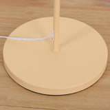 modern-arched-standing-floor-lamp-with-pleated-fabric-shade-in-cream-finish