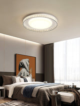 Modern Round LED Flush Mount Ceiling Light with Adjustable Color Temperature 19.7 Inch
