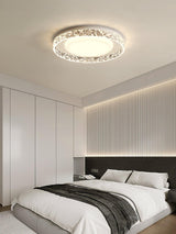 Modern Round LED Flush Mount Ceiling Light with Adjustable Color Temperature 19.7 Inch